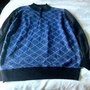 Classy mock turtleneck sweater
